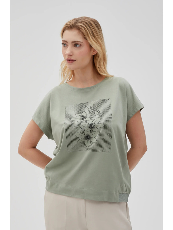 Moodo Ženska olivna majica Moodo