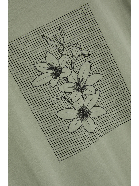 Moodo Ženska olivna majica Moodo