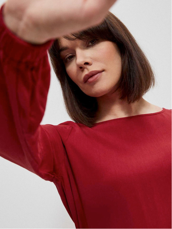 Moodo Rdeča ženska bluza Moodo