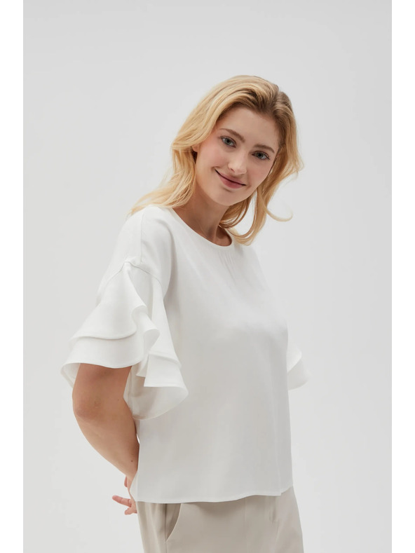 Moodo Dámske tričko biele Moodo