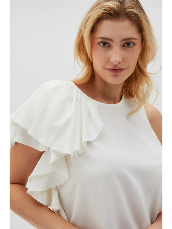 Moodo Dámske tričko biele Moodo