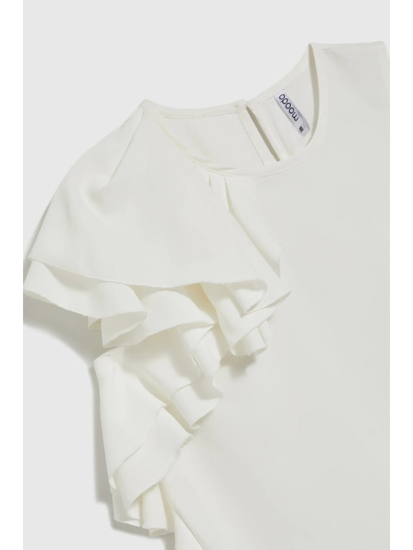 Moodo Dámske tričko biele Moodo
