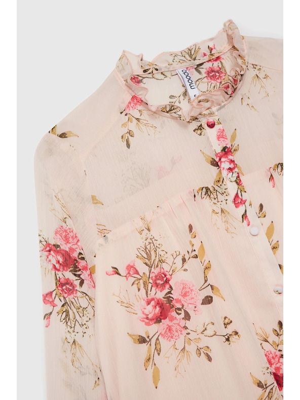 Moodo Dekliška cvetlična bluza Moodo