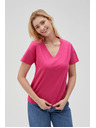 Moodo Dámske ružové tričko Moodo