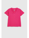 Moodo Dámske ružové tričko Moodo