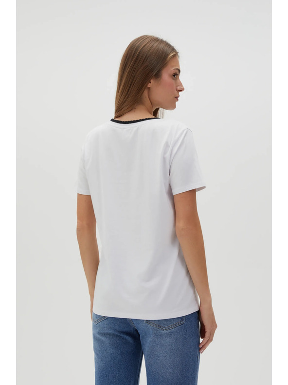 Moodo Ženska bela majica Moodo