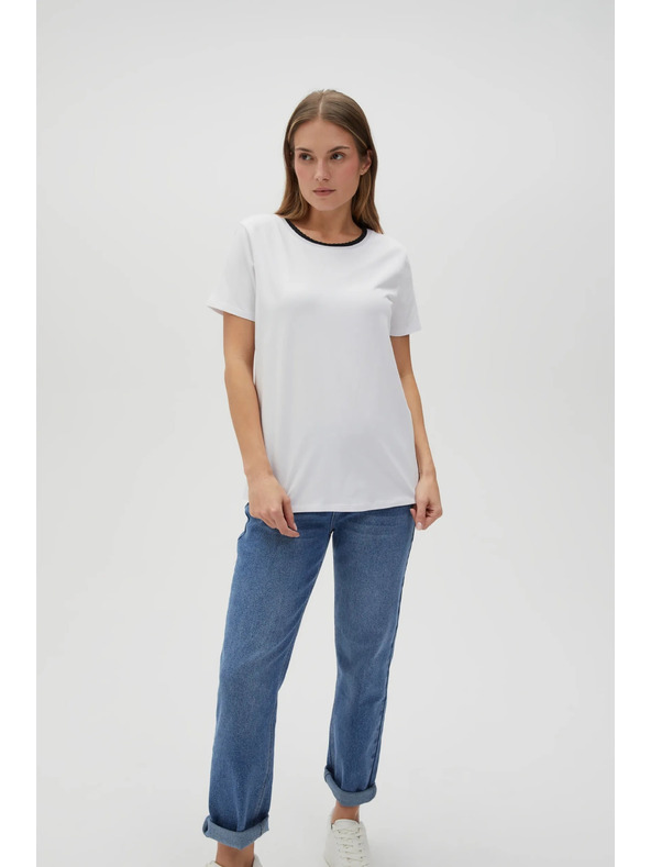 Moodo Ženska bela majica Moodo