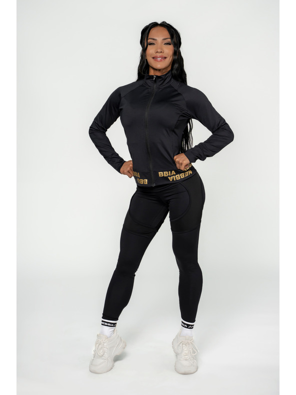 Nebbia NEBBIA INTENSE Warm-Up Ženska jopa z zadrgo 833 Gold Nebbia