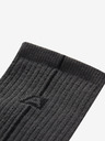 ALPINE PRO Unisex nogavice z antibakterijsko obdelavo ALPINE PRO BANFF 2 sive barve