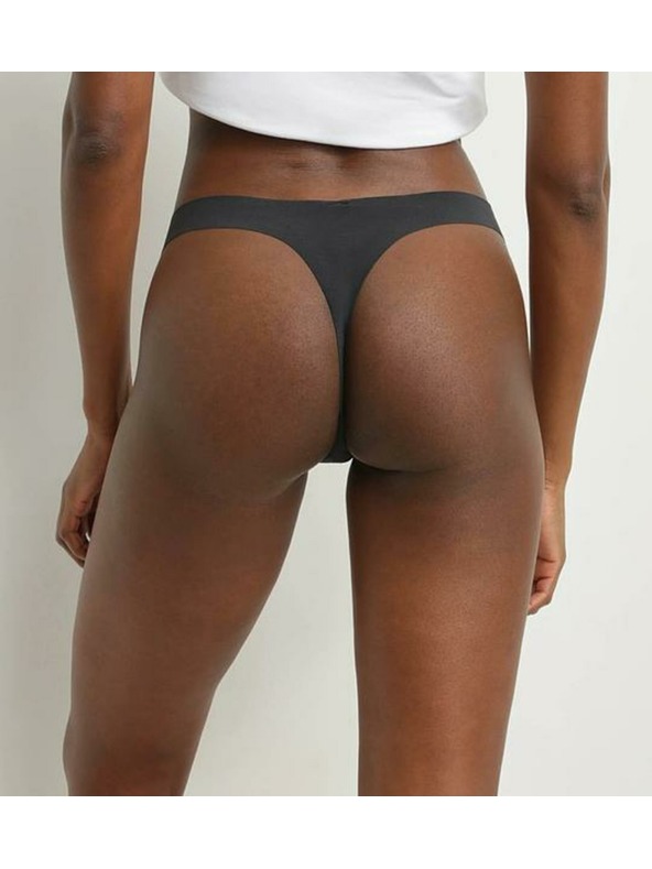 DIM DIM INVISIBLE SEXY THONG - ženske tangice - črne