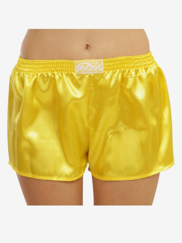 Styx Ženske hlače Styx Classic Rubber Shorts Satin Yellow