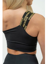Nebbia NEBBIA Ženski športni nedrček INTENSE Asimetrični z visoko podporo 841 Gold Nebbia