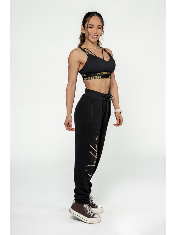 Nebbia NEBBIA INTENSE Iconic ženski športni nedrček 844 Gold Nebbia