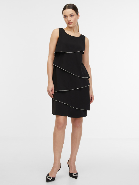 Orsay Črna ženska obleka ORSAY