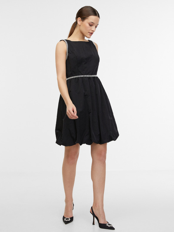 Orsay Črna ženska obleka ORSAY