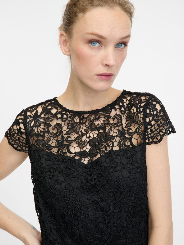 Orsay Črna ženska obleka ORSAY