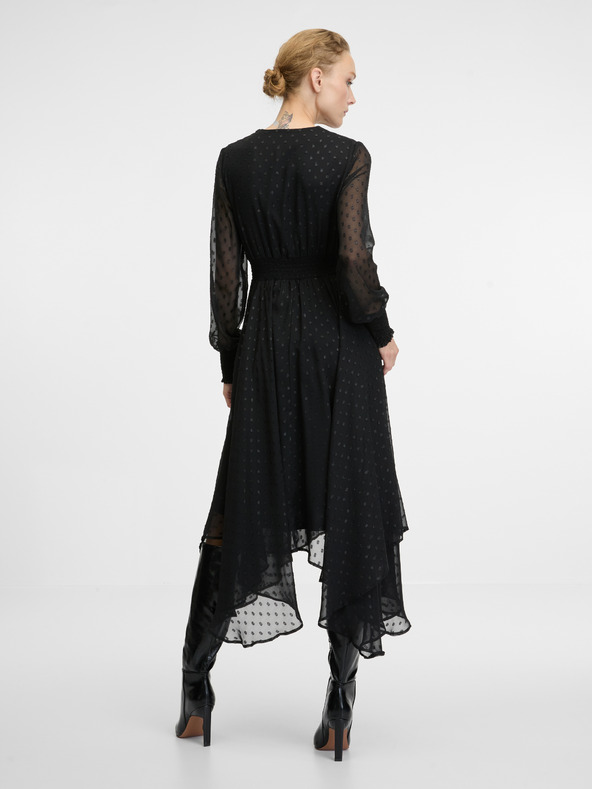 Orsay Črna ženska midi obleka ORSAY