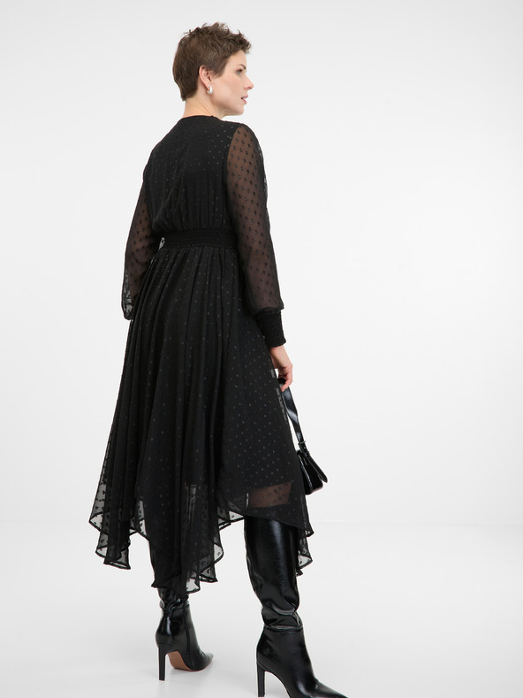 Orsay Črna ženska midi obleka ORSAY