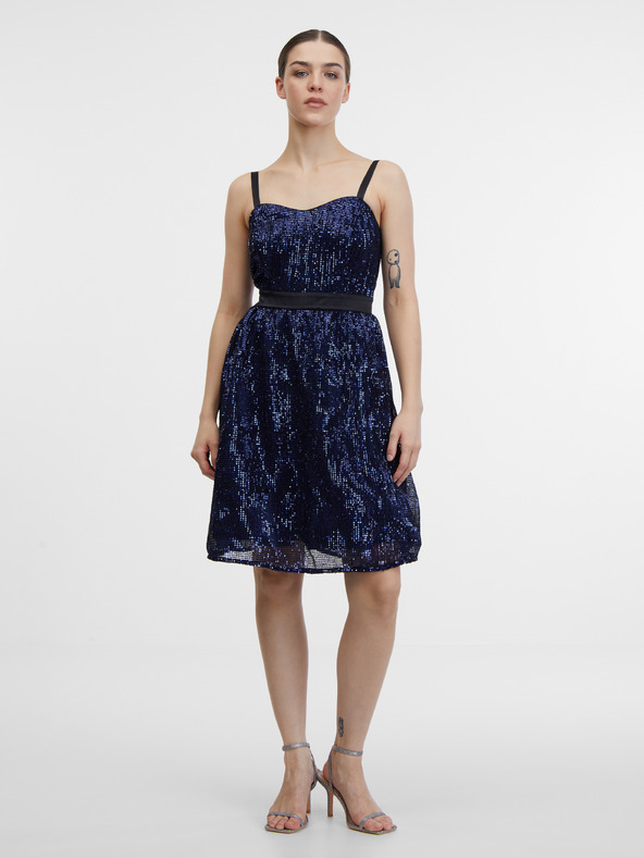 Orsay Temno modra obleka za ženske ORSAY