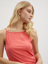 Noisy May Koralna ženska obleka brez rokavov z rebri Noisy May Edda