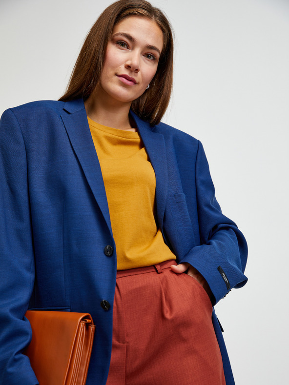 ZOOT.lab Gorčična osnovna majica s kratkimi rokavi METROOPOLIS by ZOOT.lab Leora