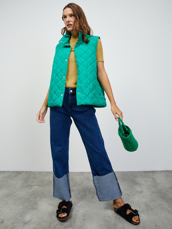 ZOOT.lab Gorčična ženska osnovna majica ZOOT.lab Bobbi