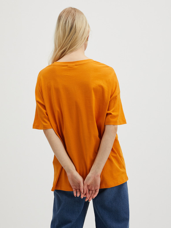 Noisy May Oranžna ženska majica Noisy May Ida
