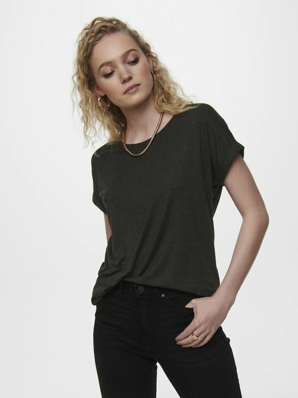 ONLY Temno siva ženska majica ONLY