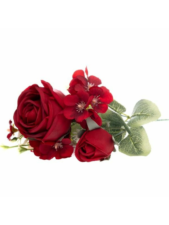 Casa de Engel Umetna šopek vrtnic, rdeča, 27/324