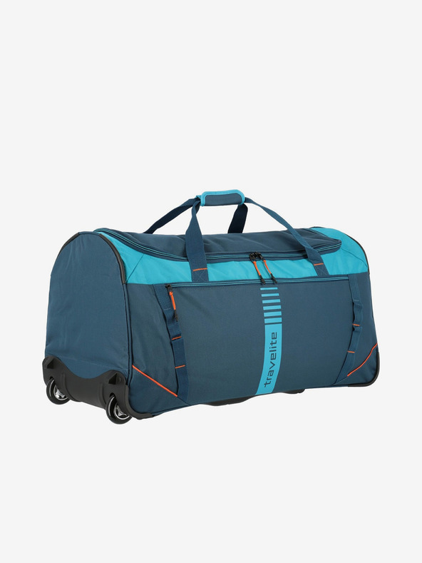 Travelite Potovalna torba Travelite Basic Active trolley travel bag - petrolej