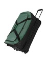 Travelite Travelite Basics Wheeled Duffle exp. Črna/zelena