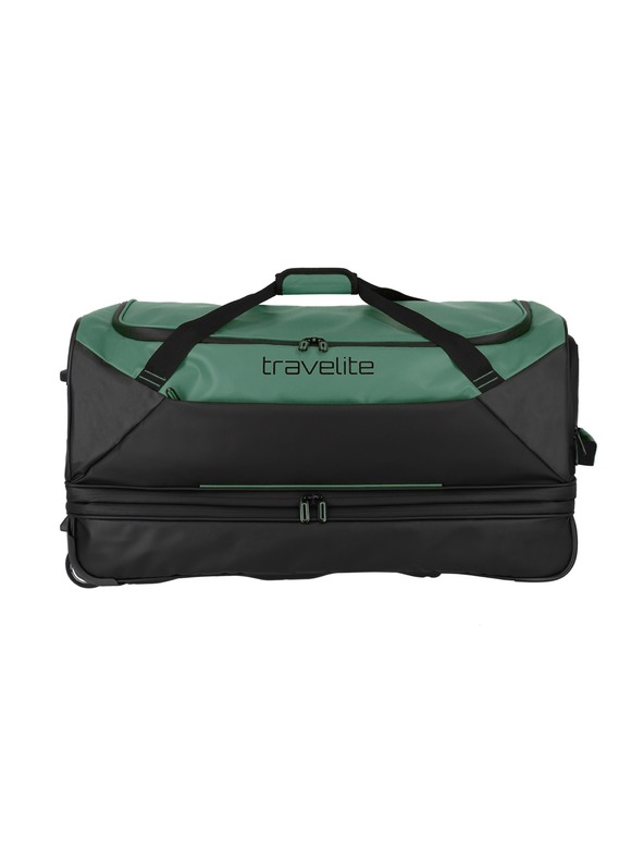 Travelite Travelite Basics Wheeled Duffle exp. Črna/zelena