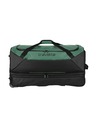 Travelite Travelite Basics Wheeled Duffle exp. Črna/zelena
