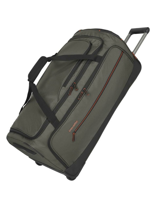 Travelite Travelite Crosslite 5.0 Wheeled Duffle L temno olivna