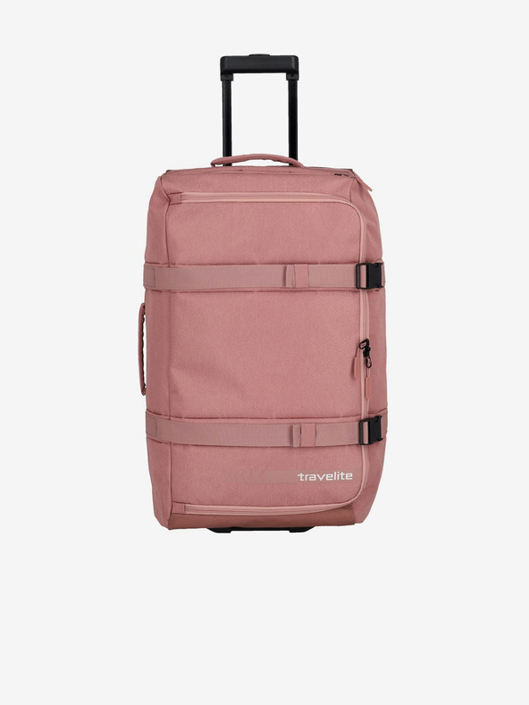 Travelite Roza Travelite Kick Off Wheeled Duffle Bag L Rosé