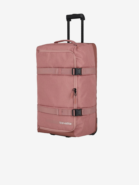 Travelite Roza Travelite Kick Off Wheeled Duffle Bag L Rosé