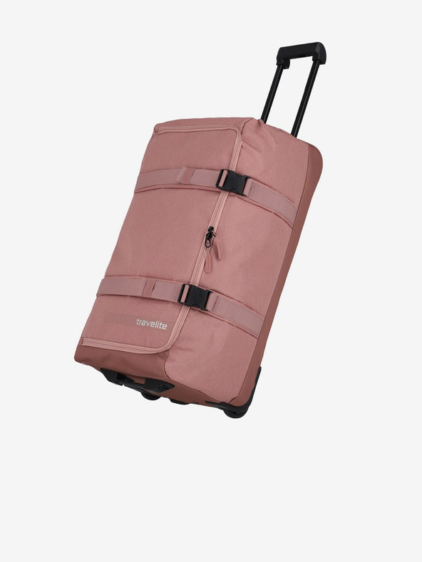 Travelite Roza Travelite Kick Off Wheeled Duffle Bag L Rosé