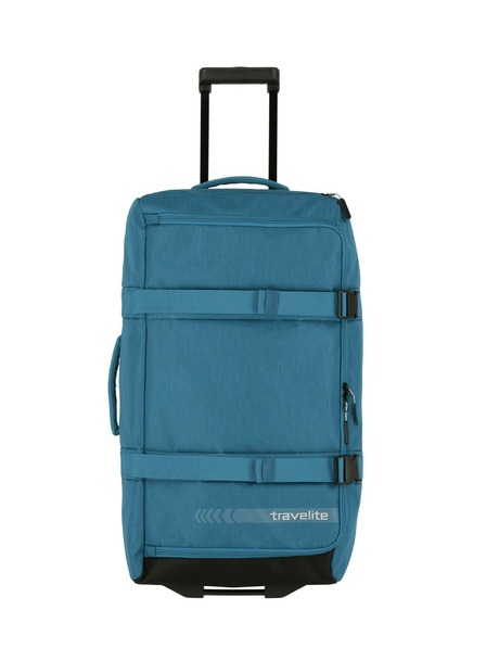 Travelite Potovalna torba Travelite Kick Off Wheeled Duffle L - petrolejska