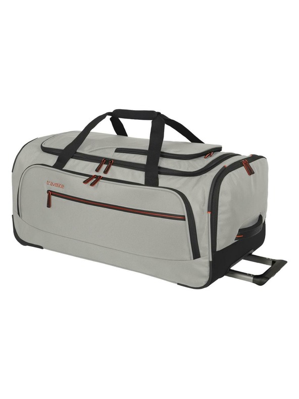 Travelite Potovalna torba Travelite Crosslite 5.0 Kolesca Duffle M Peščena bela