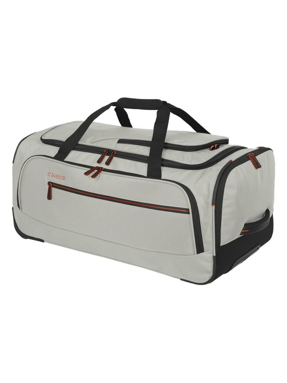 Travelite Potovalna torba Travelite Crosslite 5.0 Kolesca Duffle M Peščena bela