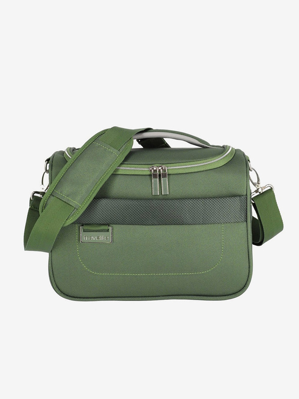 Travelite Zeleni ženski čevlji Travelite Miigo Beauty case Green
