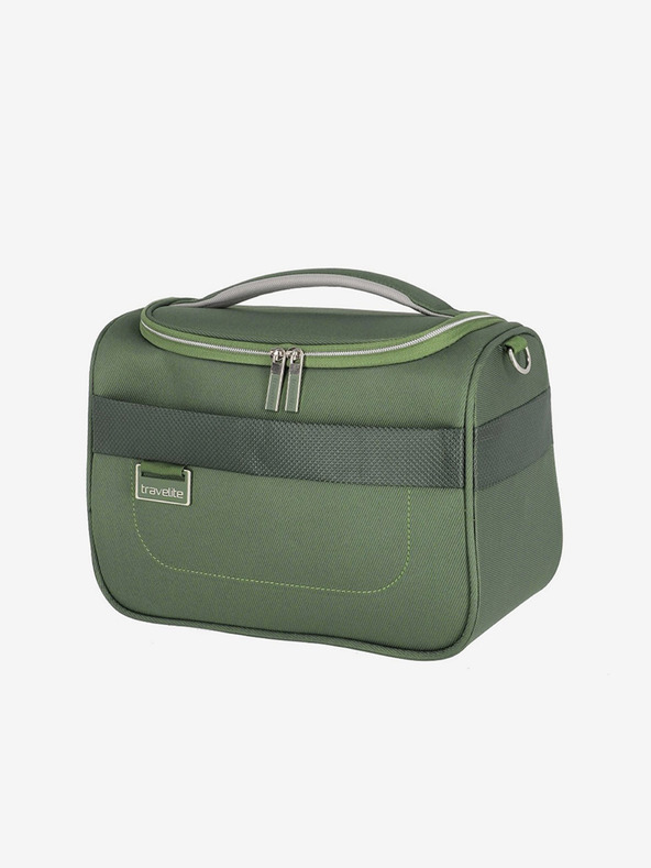 Travelite Zeleni ženski čevlji Travelite Miigo Beauty case Green