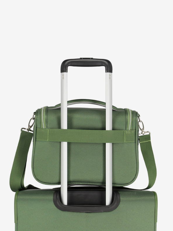 Travelite Zeleni ženski čevlji Travelite Miigo Beauty case Green