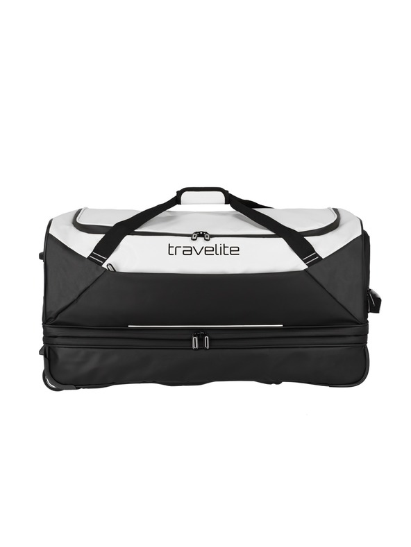 Travelite Travelite Basics Duffle na kolesih exp. Črna/bela