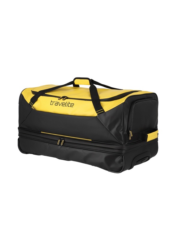 Travelite Travelite Basics Duffle na kolesih exp. Črna/rumena