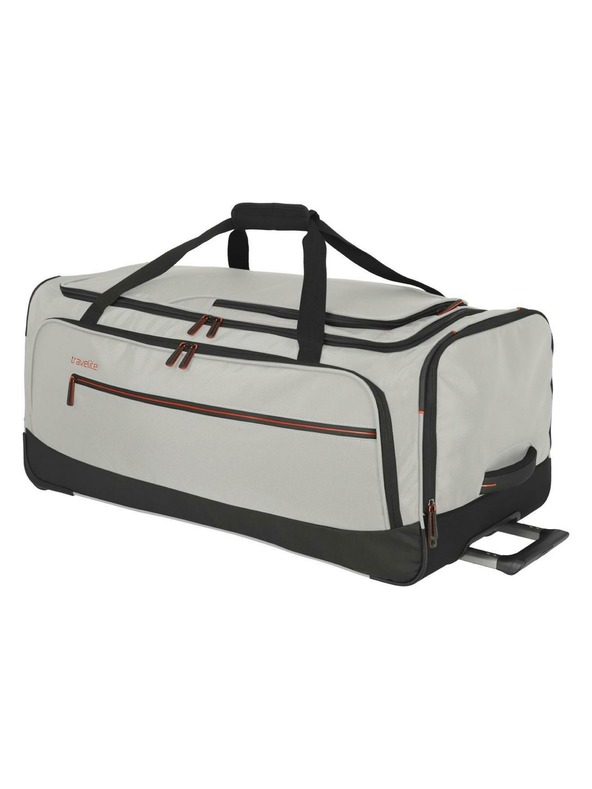 Travelite Potovalna torba Travelite Crosslite 5.0 Kolesca Duffle L Peščena bela