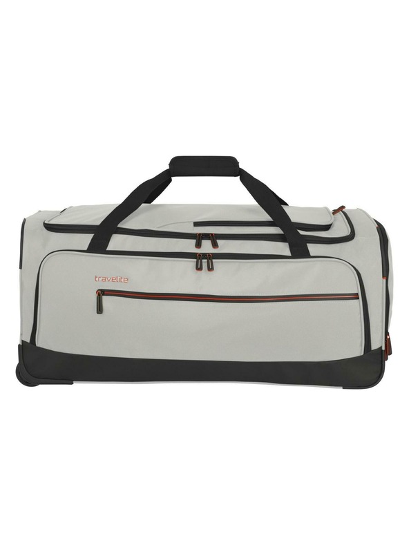 Travelite Potovalna torba Travelite Crosslite 5.0 Kolesca Duffle L Peščena bela