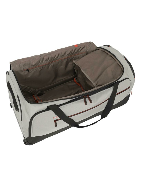 Travelite Potovalna torba Travelite Crosslite 5.0 Kolesca Duffle L Peščena bela
