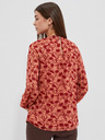 Moodo Vino-oranžna ženska cvetlična bluza Moodo