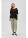 Moodo Žensko črno majico Moodo